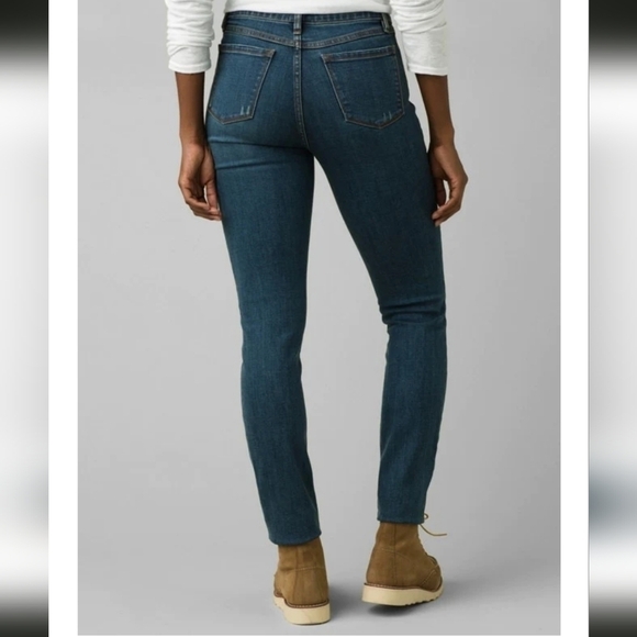 💚HP💚NWT prAna Sienna Jean Mid Rise in True Blue - Picture 2 of 11